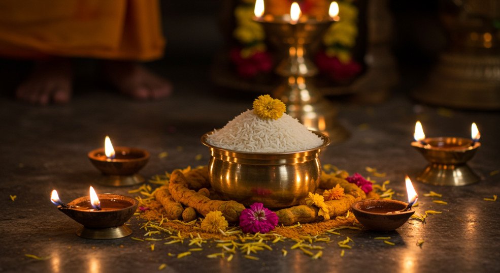 The Role of Rice in Indian Festivals